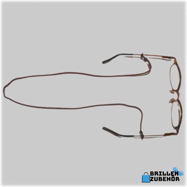 Brillenkordel Braun (2 Stück)