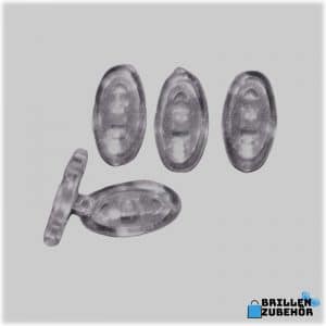 Premium Brillen-/Nasenpads Oval 13mm (Schrauben)