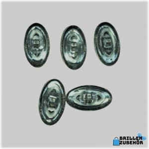 Premium Brillen-/Nasenpads Oval 18mm (Schrauben)