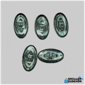 Premium Brillen-/Nasenpads Oval 15mm (Schrauben)