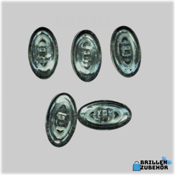 Premium Brillen-/Nasenpads Oval 18mm (Schrauben)